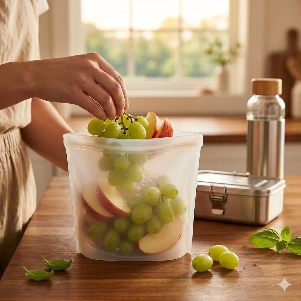 Reusable Silicone Food Bags — Set of 3 | BPA-Free