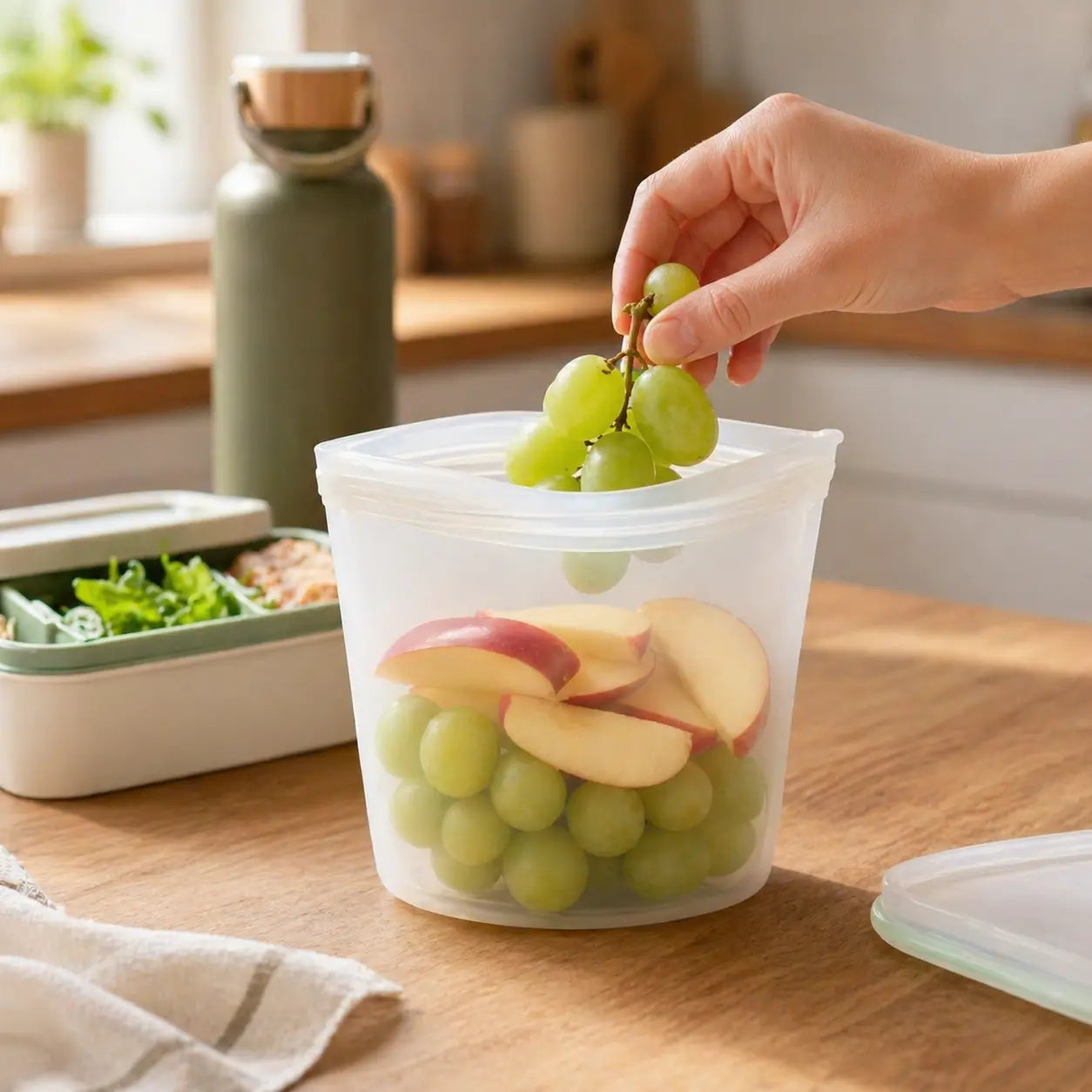 Reusable Silicone Food Bags — Set of 3 | BPA-Free
