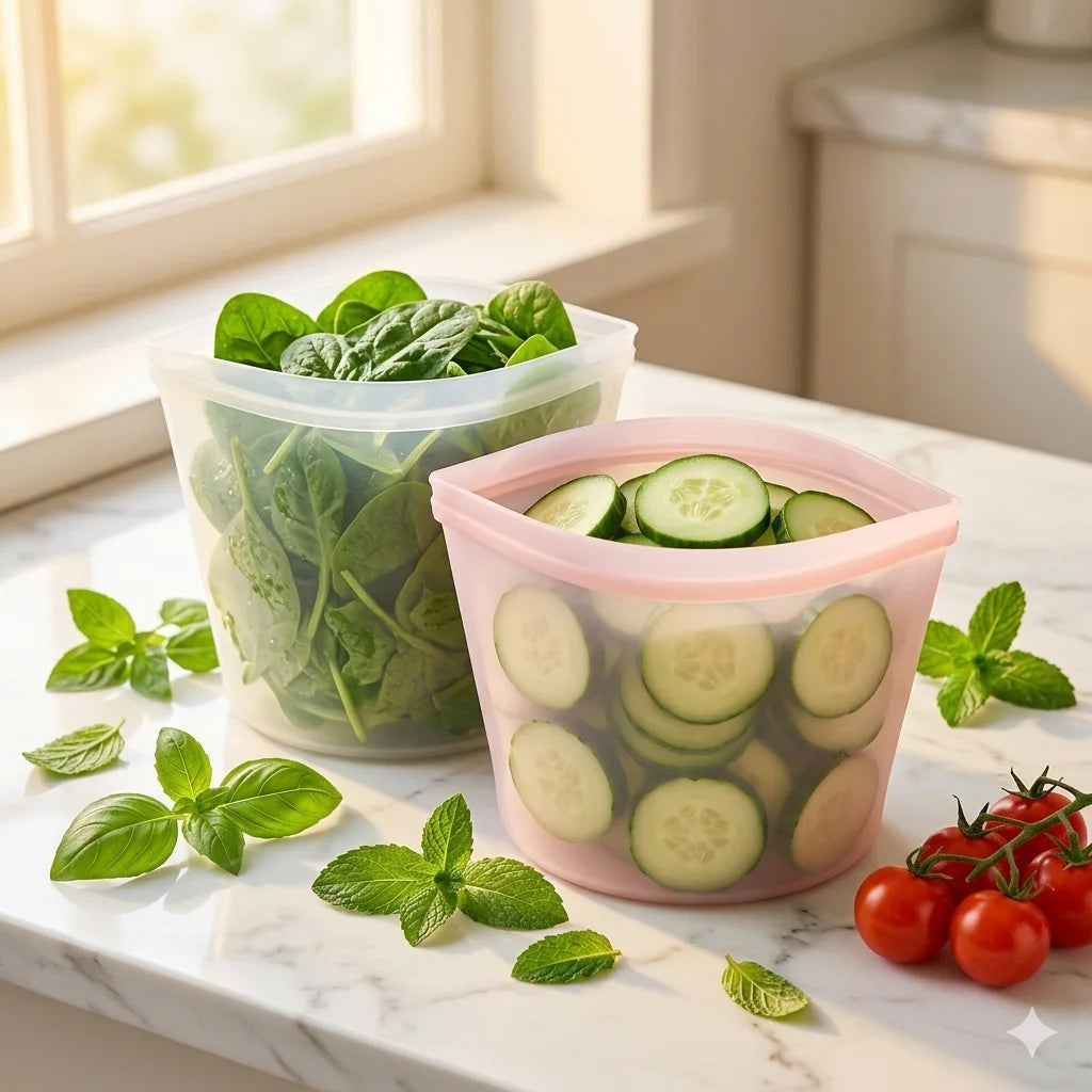 Reusable Silicone Food Bags — Set of 3 | BPA-Free