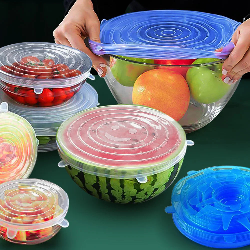 Silicone Stretch Lids (6 Pack)