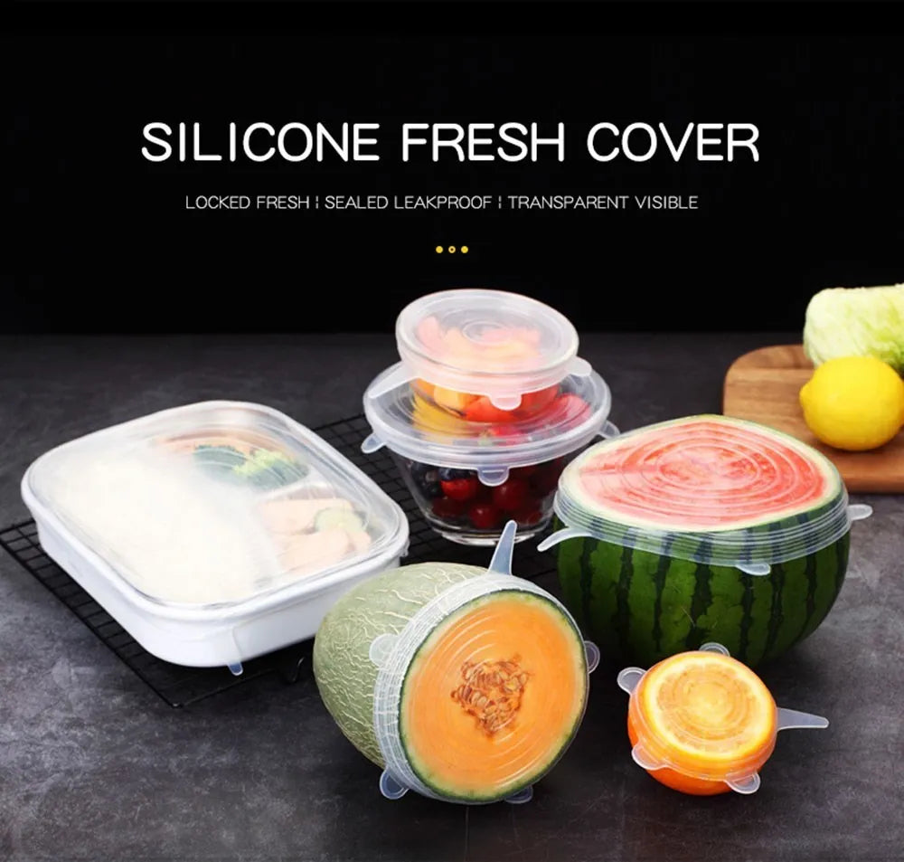 Silicone Stretch Lids (6 Pack)