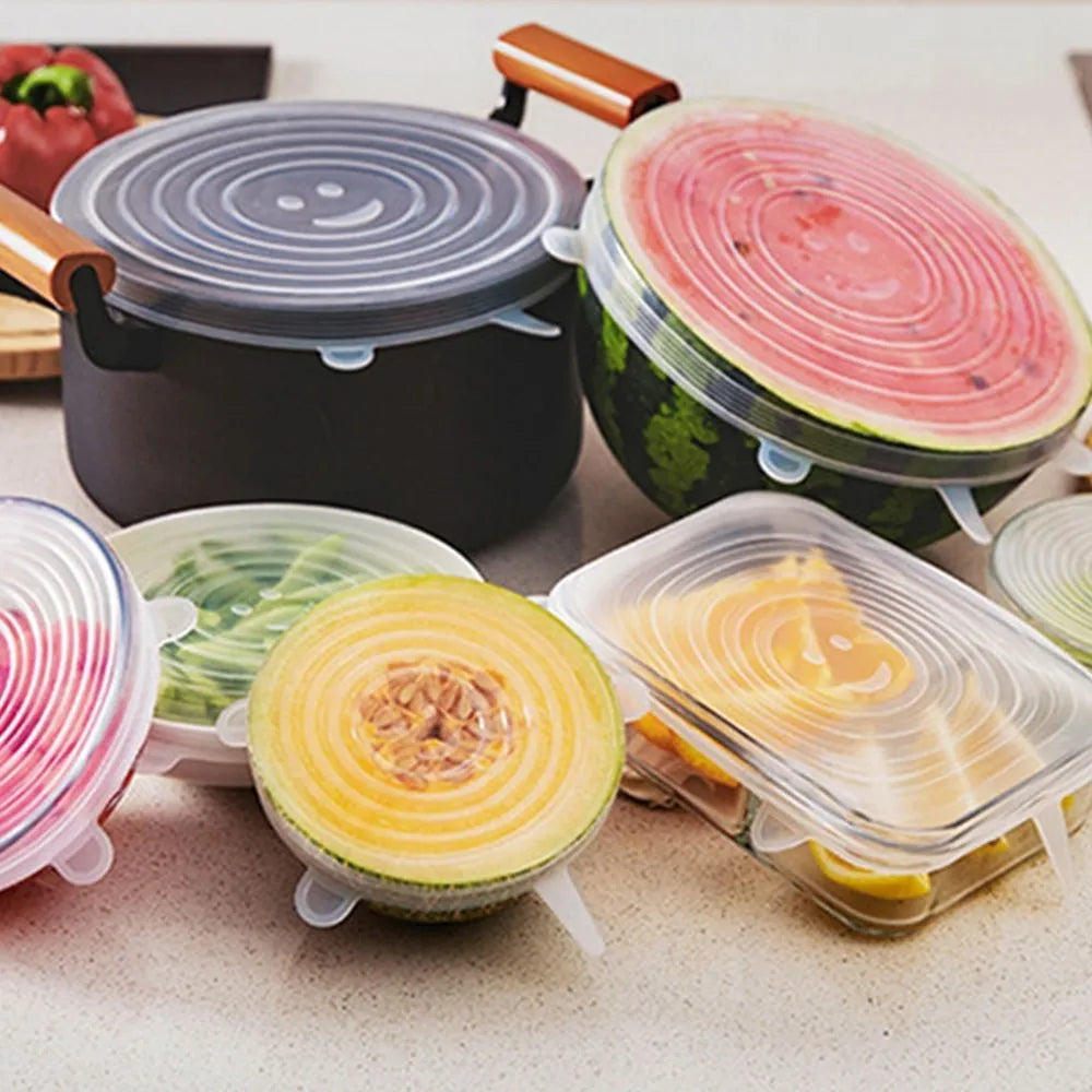 Silicone Stretch Lids (6 Pack)