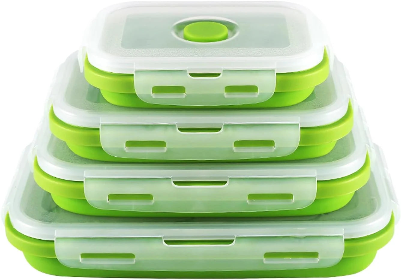 Collapsible Silicone Lunch Boxes (4 Pack)